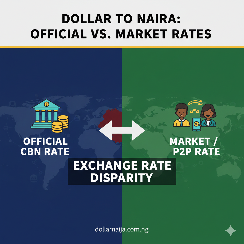 Dollar to Naira Exchange Rate Explained: Official vs Market Rates in Nigeria (2026)