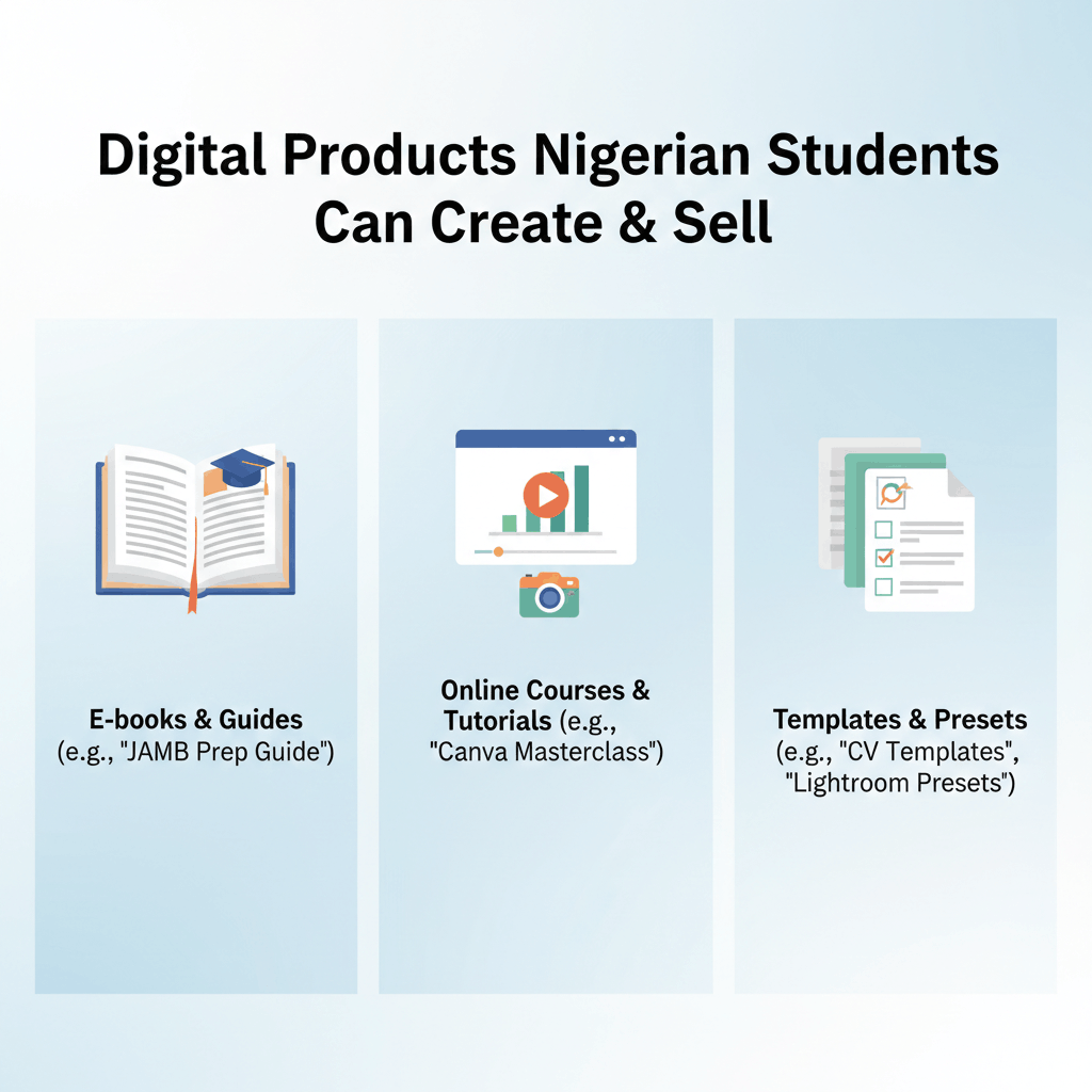 Examples of digital products to sell online