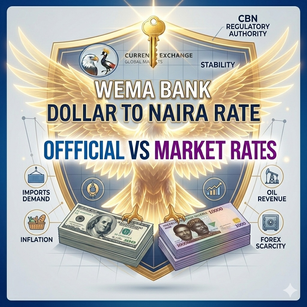Wema Bank Dollar to Naira Rate Explained: Official vs Market Rates in Nigeria (2026)